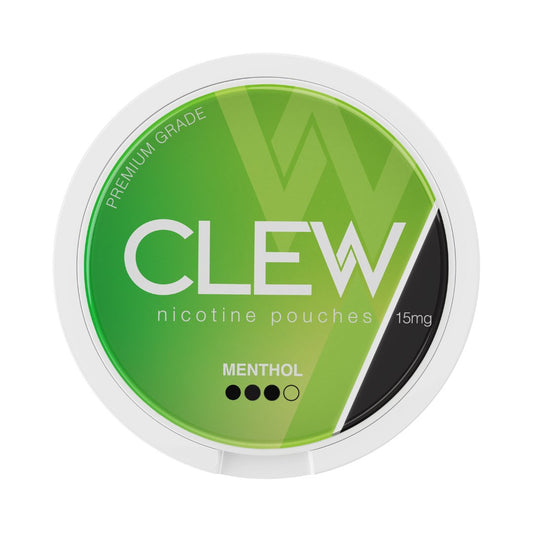 Clew Menthol Nicotine Pouches 15mg uae