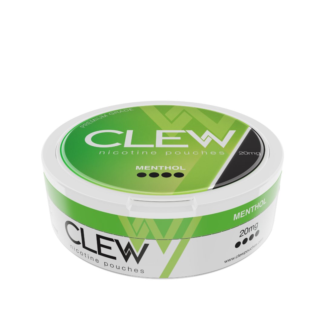 Clew Menthol Nicotine Pouches 20mg uae
