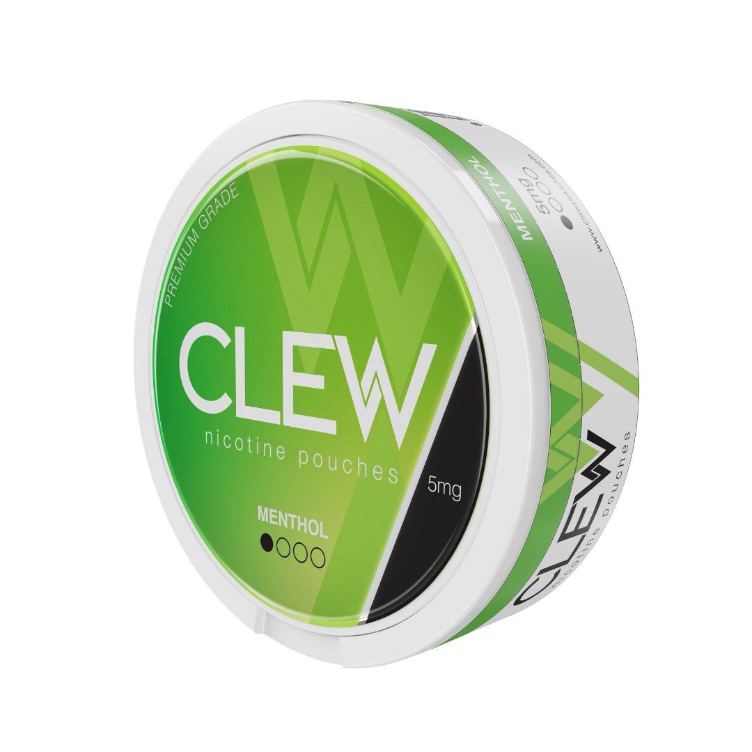 Clew Menthol Nicotine Pouches 5mg uae