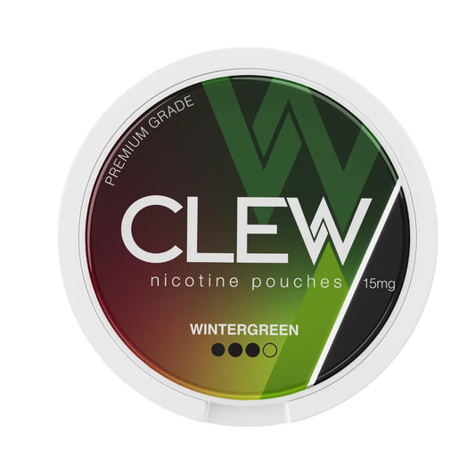 Clew Wintergreen Nicotine Pouches 15mg